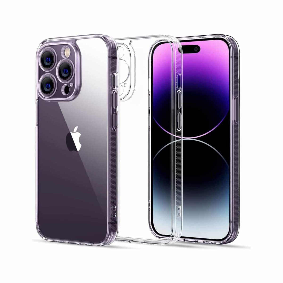 iPhone 15 Pro Lux Clear Case გამჭვირვალე სილიკონის ქეისი