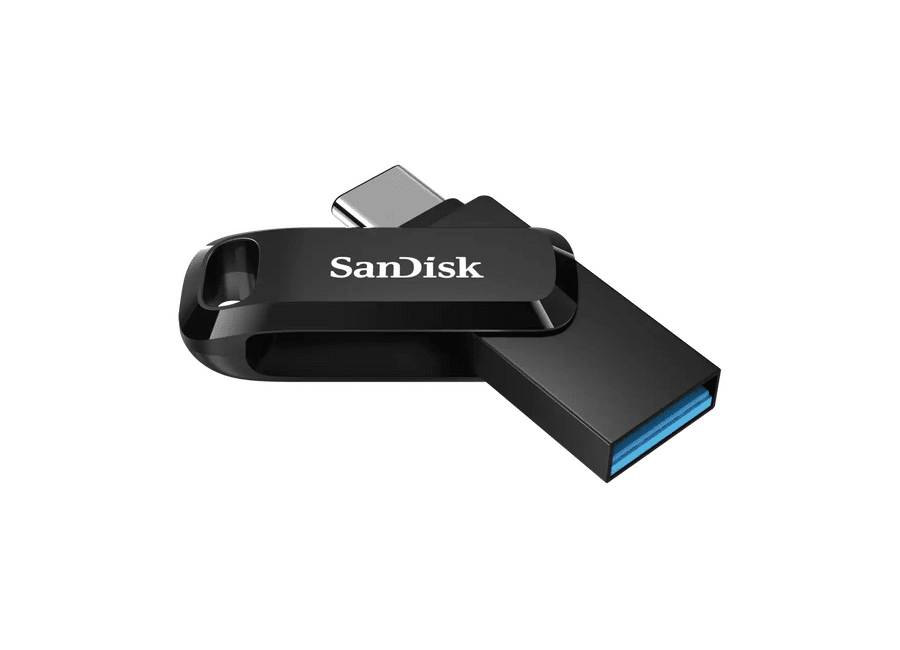 SanDisk Ultra Dual Drive Go 2-in-1 USB Type-A & Type-C 64GB - Black