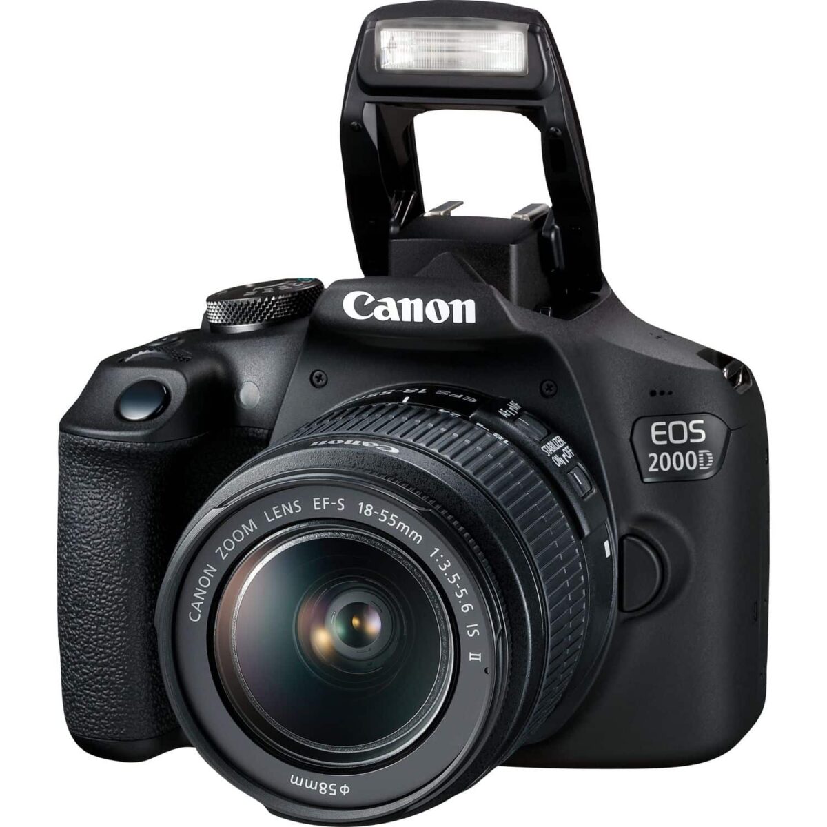 Canon EOS 2000D Black + Lens EF-S 18-55 IS II