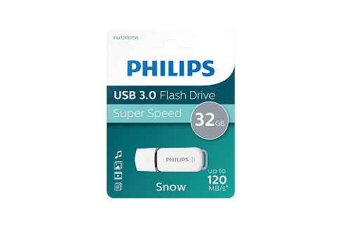 Philips USB Flash Memory USB 2.0 32GB Snow Edition Grey