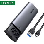UGREEN 10903 M.2 SATA NGFF SSD Enclosure, Aluminum USB 3.1 Gen 2 to B-Key 6Gbps