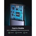 UGREEN 10903 M.2 SATA NGFF SSD Enclosure, Aluminum USB 3.1 Gen 2 to B-Key 6Gbps