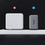 დამტენი UGREEN CD244 (10335), 65W, 2xUSB-C, Type-c, USB, Space Gray