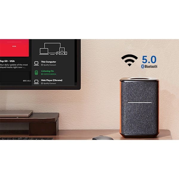 დინამიკი Edifier MS50A, 40W, Bluetooth, WIFI, Speaker, Brown