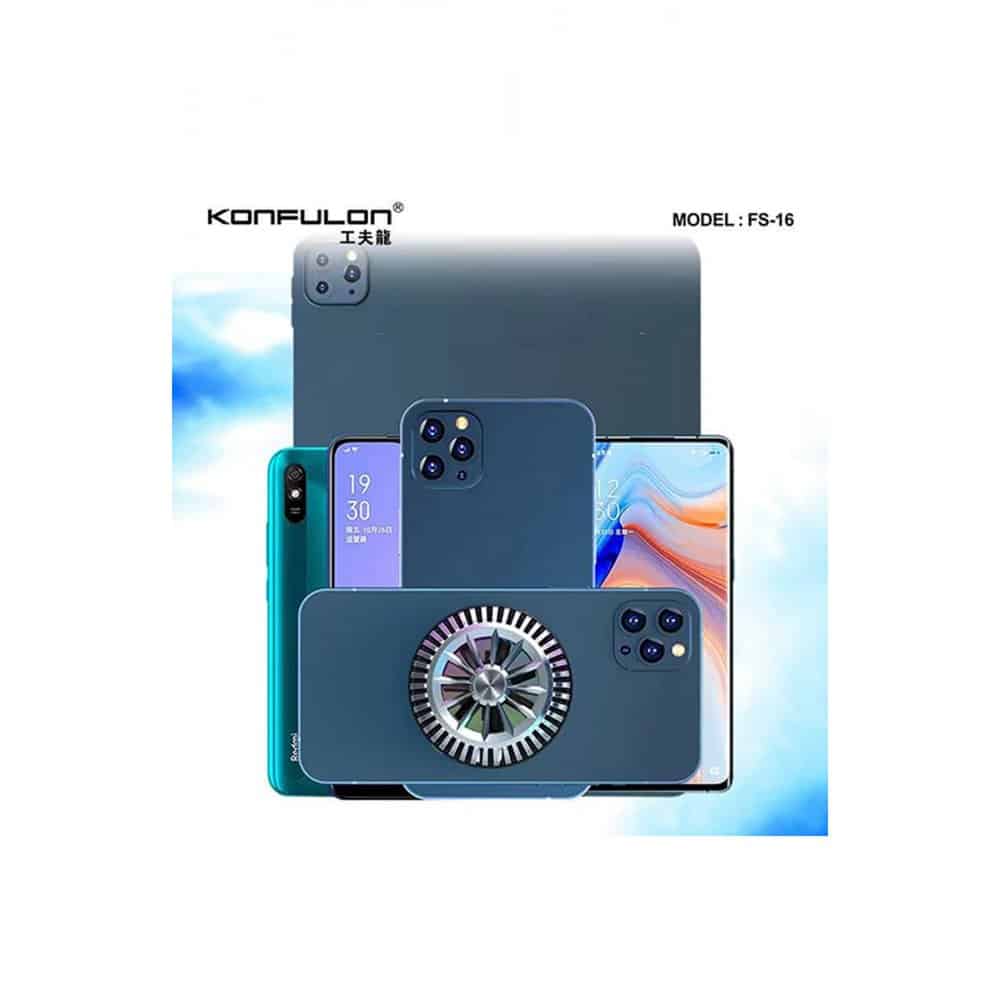 Konfulon FS16 Phone Cooling Fan Magnetic ტელეფონის გაგრილების ვენტილატორი.