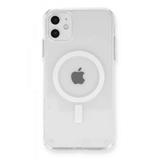 სილიკონის ქეისი Transparent Case with Magsafe iPhone 12 Mini