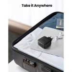 დამტენი UGREEN CD216 (70867), Type-c Charger, 66W, USB-C, Black