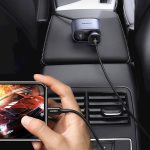 მანქანის დამტენი UGREEN CD252 (30886), 120W, USB-C, Type-c, USB-A Car Charger with Dual Expansion Ports, Gray