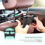 პლანშეტის დამჭერი UGREEN LP160 (60108) Car Headrest Mount Holder, Black