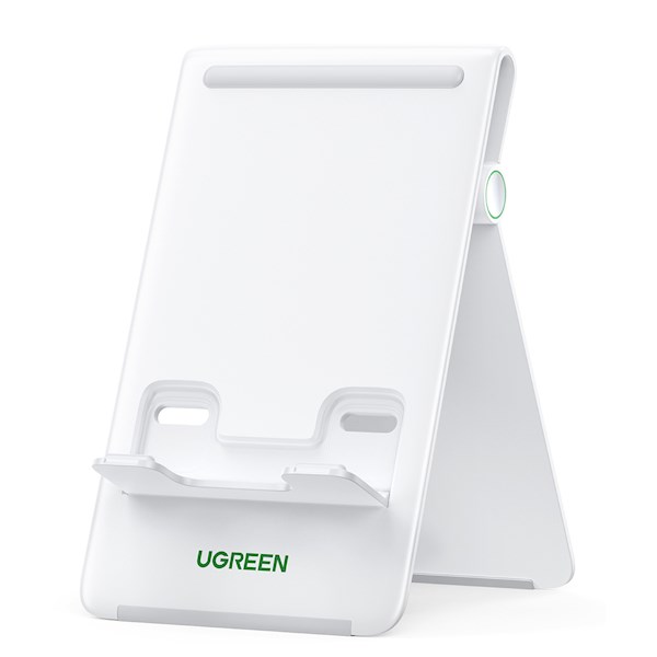 პლანშეტის დამჭერი UGREEN LP406 (30426), Desktop Tablet Stand, White