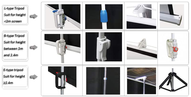 TRIPOD PROJECTION SCREEN