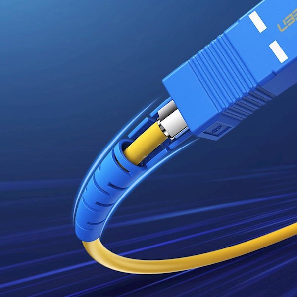 ოპტიკური ქსელის კაბელი UGREEN NW131 (80380) SC/UPC To SC/UPC Simplex Single Mode Fiber Optic Patch Cable 5M