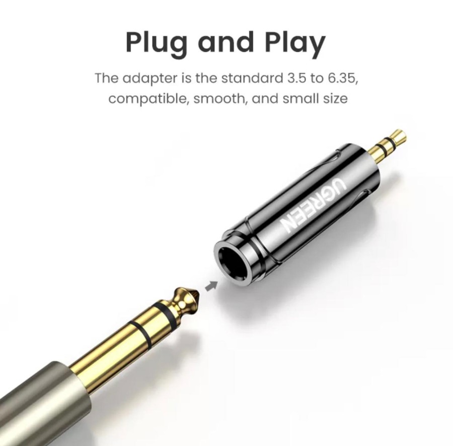 3.5mm to 6.35mm Audio Adapter