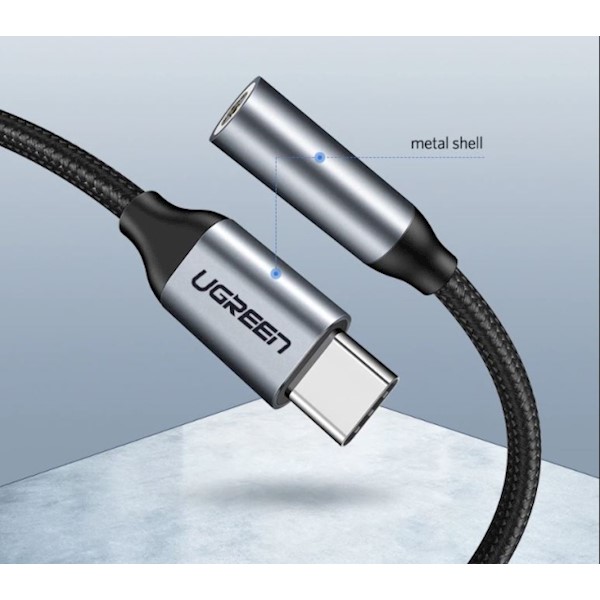 ადაპტერი UGREEN AV142 (30632) Type C to 3.5mm Jack adapter cable