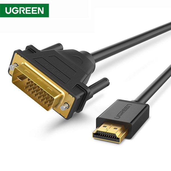 HDMI კაბელი UGREEN HD106 (10135) HDMI to DVI Cable 2m (Black)