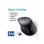 მაუსი UGREEN MU101 (90395), Ergonomic Wireless 2.4G Mouse, Bluetooth, 4000DPI, Silence Design