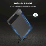 მყარი დისკის ქეისი UGREEN 30848 USB 3.0 to SATA External Hard Drive Enclosure Adapter, SSD/HDD Box, 5Gbps