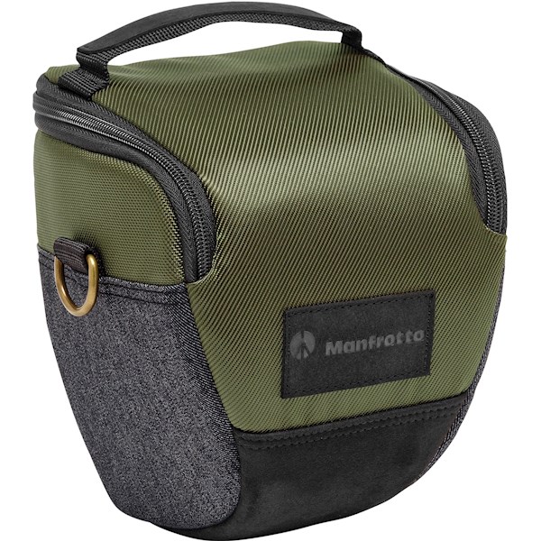 ფოტოაპარატის ჩანთა Manfrotto MB MS-H-IGR DSLR, Camera Shoulder Bag, Green/Grey