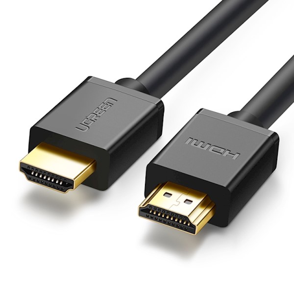 HDMI კაბელი UGREEN HD104 (10112) HDMI Cable 2.0 Computer TV Engineering Decoration Line Hd 3D Visual Effect 20m (Black)
