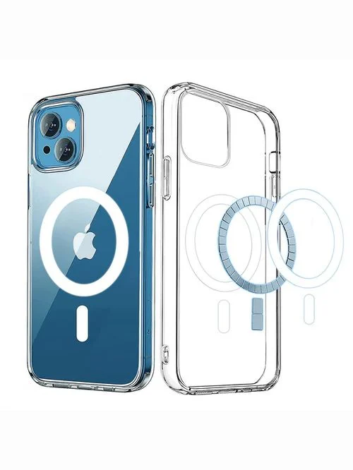 სილიკონის ქეისი Transparent Case with Magsafe iPhone 13 Mini