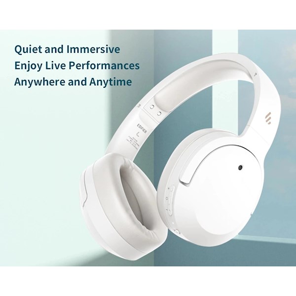 ყურსასმენი Edifier W820NB, Headset, Wireless, Bluetooth, White