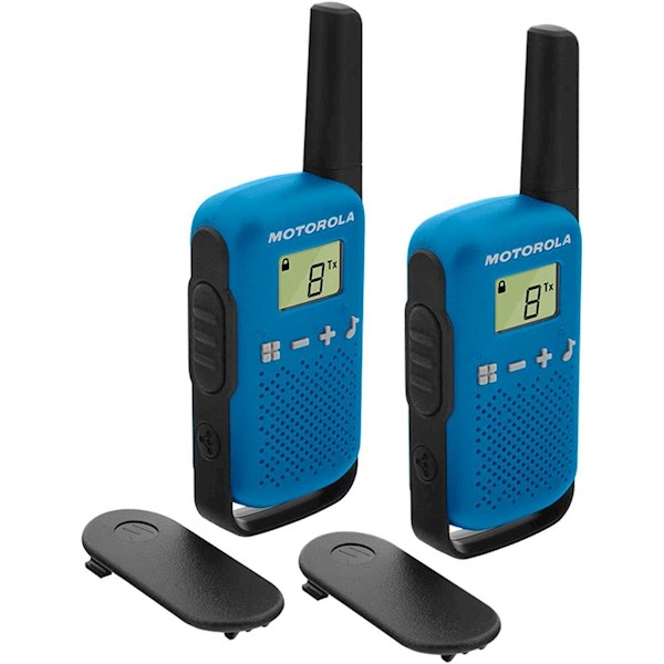 რაცია Motorola T42, 2Pcs, Walkie Talkies, Blue