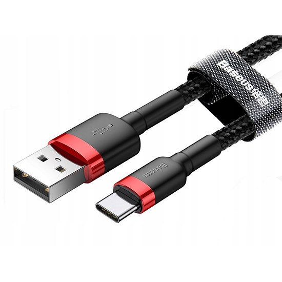 Baseus Kevlar USB Cable Type-C 3A 1m CATKLF-B91 red/black