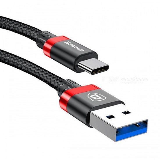 Baseus Kevlar USB Cable Type-C 3A 1m CATKLF-B91 red/black