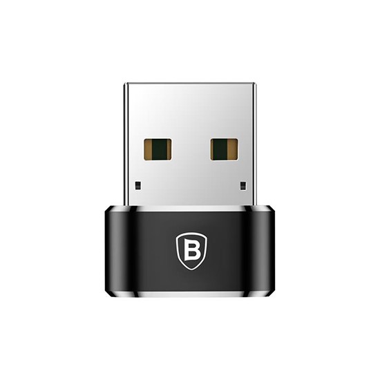 Baseus USB Male To Type-C Female Adapter Converter CAAOTG-01 black