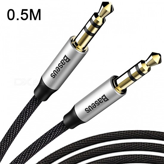 Baseus Yiven Audio Cable 3.5mm M30 1.5m CAM30-CS1 Black/Silver