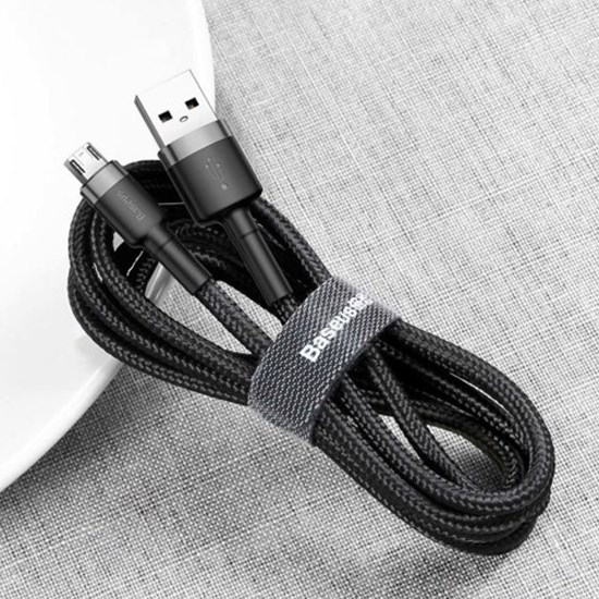 Baseus Cafule Cable Micro USB 2.4A 1m CAMKLF-BG1 grey/black