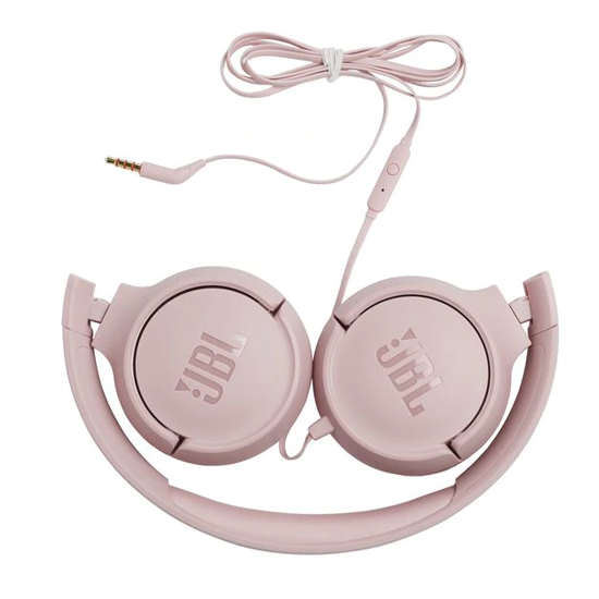 JBL Tune T500 On-Ear Headphones pink