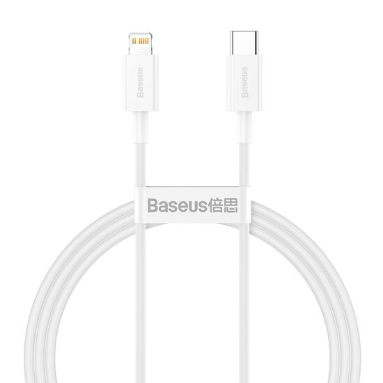Baseus Superior Series Fast Charging Data Cable Type-C to Lightning PD 20W 1m CATLYS-A02 White