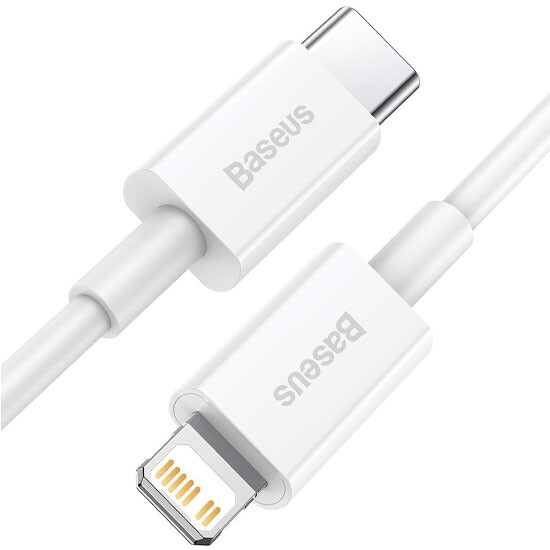 Baseus Superior Series Fast Charging Data Cable Type-C to Lightning PD 20W 1m CATLYS-A02 White