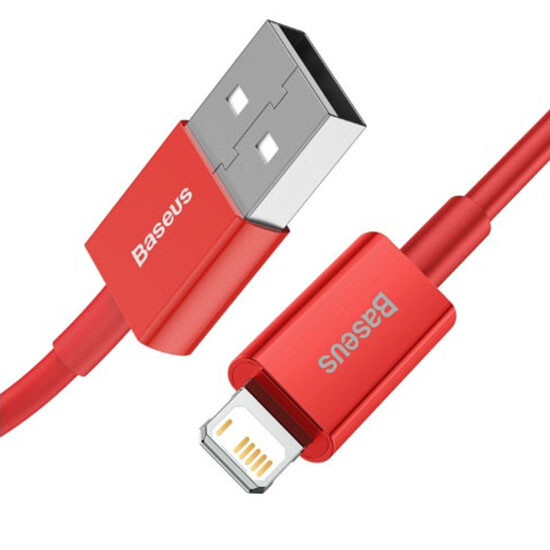 Baseus Superior Series Fast Charging Data Cable USB to Lightning 2.4A 1m CALYS-A09 Red