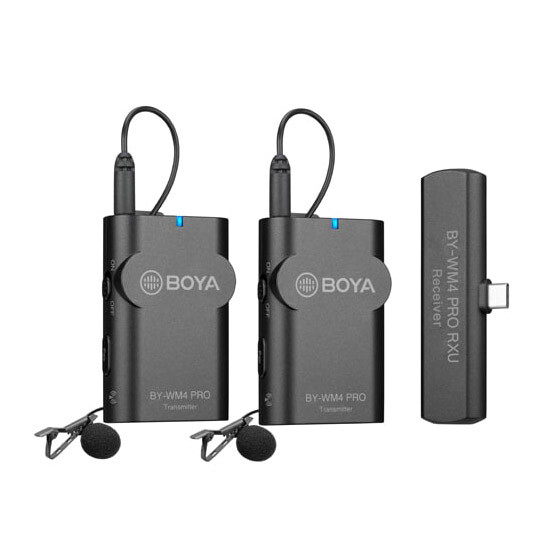 BOYA BY-WM4 Pro-K6 2.4 GHz Wireless Microphone System For Android and other Type-C devices
