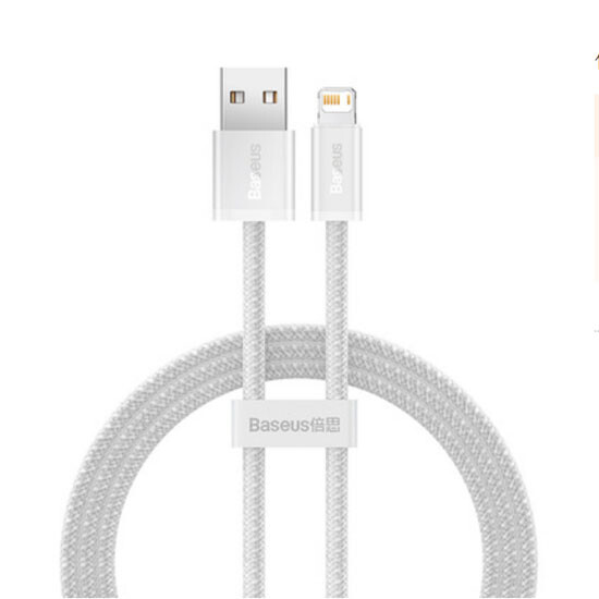 Baseus Dynamic Series Fast Charging Data Cable USB to Lightning 1m CALD000402 White