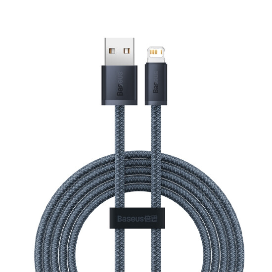 Baseus Dynamic Series Fast Charging USB Data Cable Lightning 2.4A 2M CALD000516 Grey