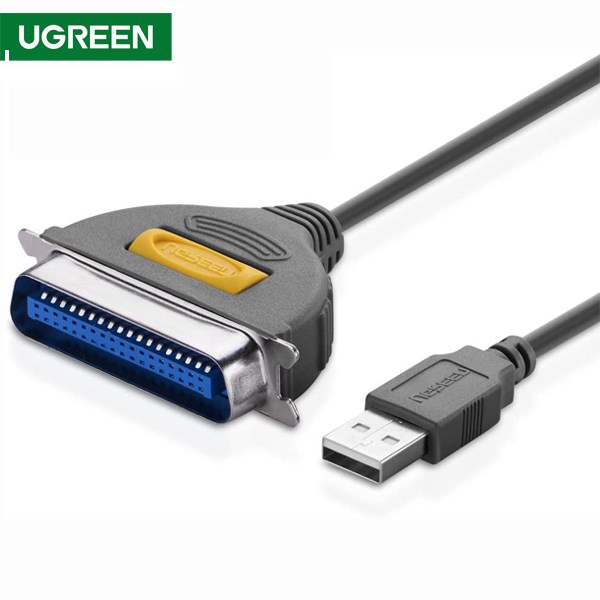 პრინტერის კაბელი UGREEN US167 (20224) USB to DB25 Parallel Printer Cable 2m