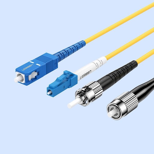 ოპტიკური ქსელის კაბელი UGREEN NW131 (70664) SC/UPC To SC/UPC Simplex Single Mode Fiber Optic Patch Cable 3M