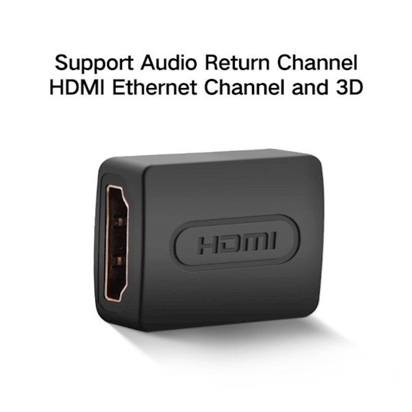 ადაპტერი UGREEN 20107 HDMI Female to Female Adapter (Black)