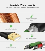 USB დამაგრძელებელი Ugreen US121 (10324) USB 2.0 Active Extension Cable with Chipset 20m (Black)