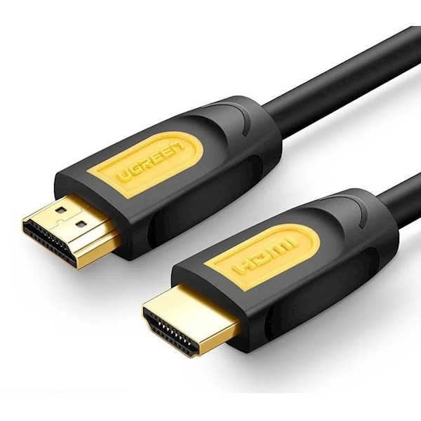 HDMI კაბელი UGREEN HD101 (10170) HDMI to HDMI Cable, 10m, Yellow/Black