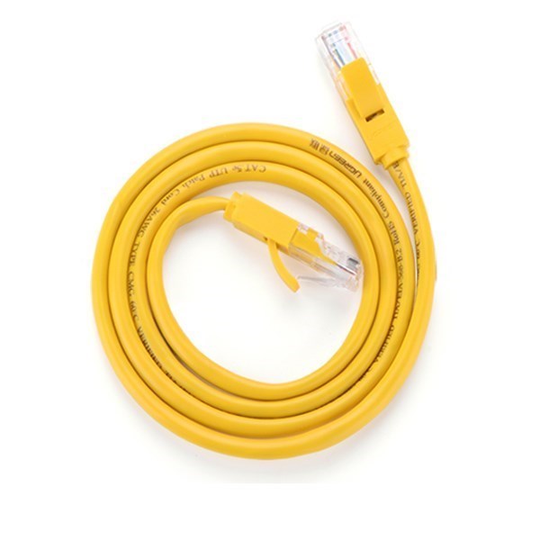 UTP LAN კაბელი UGREEN NW103 (30642) Cat5e Patch Cord UTP Lan Cable, 10m, Yellow