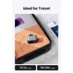 ადაპტერი UGREEN CD314 (90613), 30W, 1 Socket, USB-A, USB-C, Gray