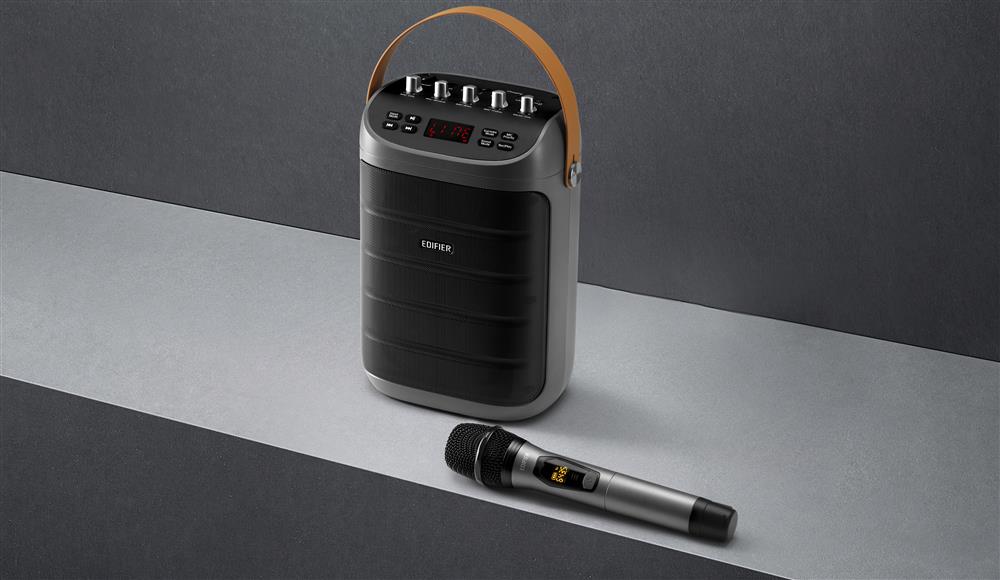 კარაოკე დინამიკი Edifier PK305, 18W, Bluetooth, USB, TF-card, Party Trolley Speaker, Gray კარაოკე დინამიკი Edifier PK305, 18W, Bluetooth, USB, TF-card, Party Trolley Speaker, Gray