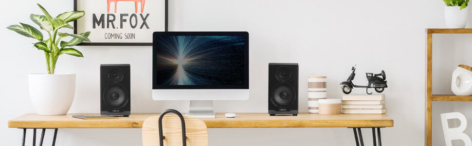 დინამიკი Edifier R33BT, 10W, Bluetooth, Active Computer Speakers, Black