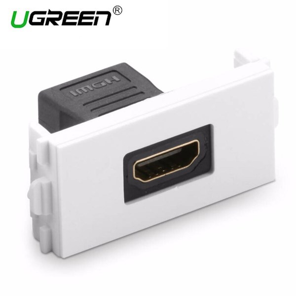 HDMI როზეტი UGREEN MM113 (20318), Adapter Connector HDMI Socket Panel, White