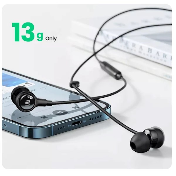 ყურსასმენი UGREEN EP103 (30637), In-Ear Headphones, Wired, 3.5mm, Black