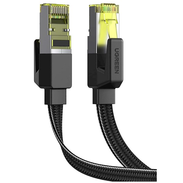 ქსელის კაბელი UGREEN NW189 (40162), CAT7 U/FTP, Lan Cable, 3m, Black